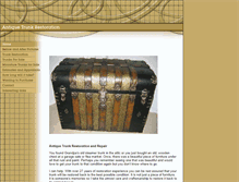Tablet Screenshot of antiquetrunkrestore.com